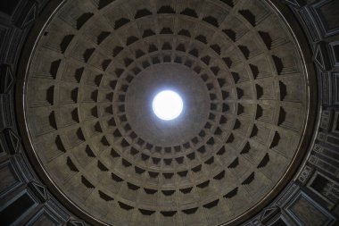 Roma / İtalya - Roma 'nın İçi Panteon ile Aile