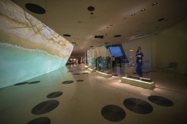 12 Ocak 2020. Katar Ulusal Müzesi 'nden görüntüler bir nat