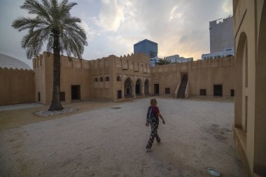 Doha, Katar - 19 Ocak 2020: National 'ın güzel görüntüsü 
