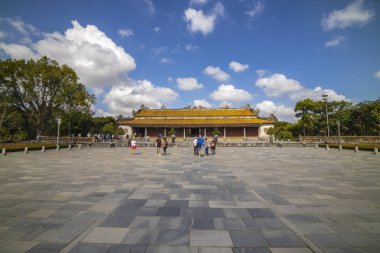 14 Ocak 2020, İmparatorluk Şehri, Hue, Vietnam. Güzel Resim Görünümü