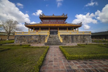 14 Ocak 2020, İmparatorluk Şehri, Hue, Vietnam. Güzel Resim Görünümü