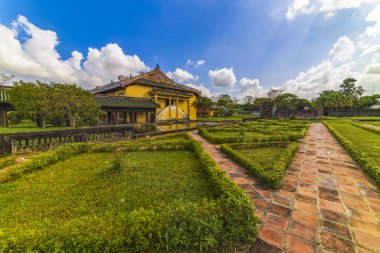 14 Ocak 2020, İmparatorluk Şehri, Hue, Vietnam. Güzel Resim Görünümü