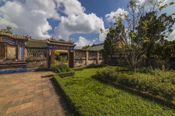 14 de janeiro de 2020, Imperial City, Hue, Vietnam. Vista de imagem bonita — Fotografia de Stock