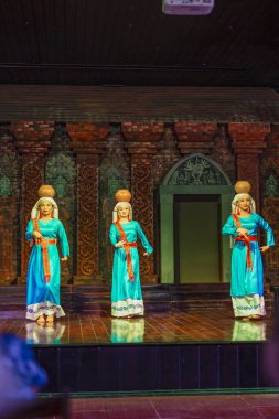 14 Ocak 2020: Geleneksel Cham Pa Dancing Girl in My Son Danang- Vietnam