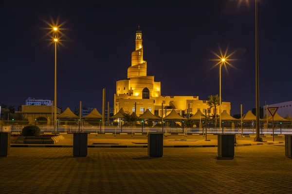 Фанар Доха Катар Января 2020 Года Фанар Ночью — стоковое фото