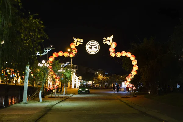 Hoi Vietnam January 2020 Night View Hoi Hoi World Cultural — Stockfoto