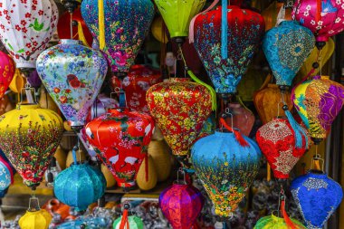 Hoi An, Vietnam - January 16, 2020: Representative images of the various tourist attractions seen in the tour of the old city.