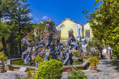 Hoi An, Vietnam - January 16, 2020: Representative images of the various tourist attractions seen in the tour of the old city.