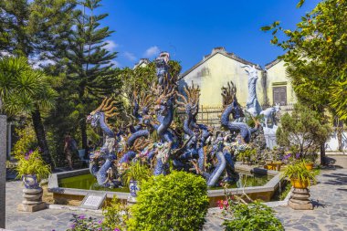 Hoi An, Vietnam - January 16, 2020: Representative images of the various tourist attractions seen in the tour of the old city.