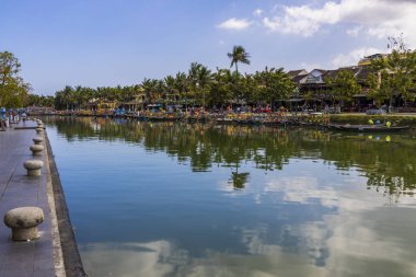 Hoi An, Vietnam - January 16, 2020: Representative images of the various tourist attractions seen in the tour of the old city.