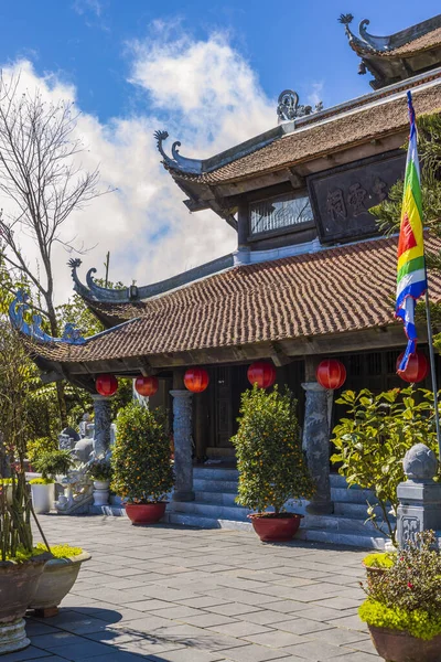 2020年1月16日フランスの村と中国の寺院バーナヒルズ サンワールド ダナン ベトナム中央部に — ストック写真