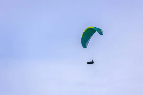 Skydiver Colorful Parachute Sky Active Hobbies — Stock Photo, Image