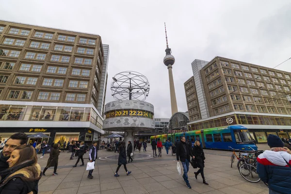 162 5000Berlin Germany February 2020 View Television Tower Fernsehturm Berlin — 스톡 사진
