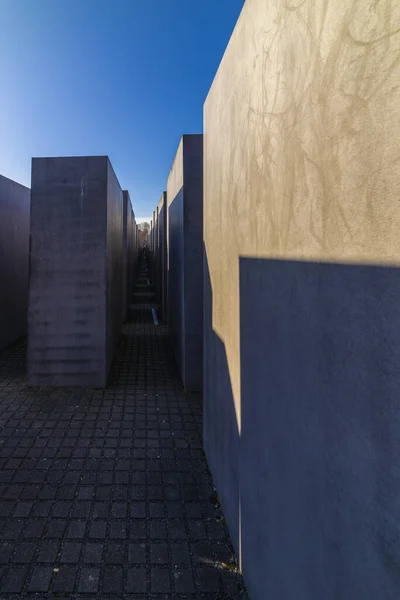 Berlin Almanya Şubat 2020 Öldürülen Avrupa Yahudileri Anıtı — Stok fotoğraf