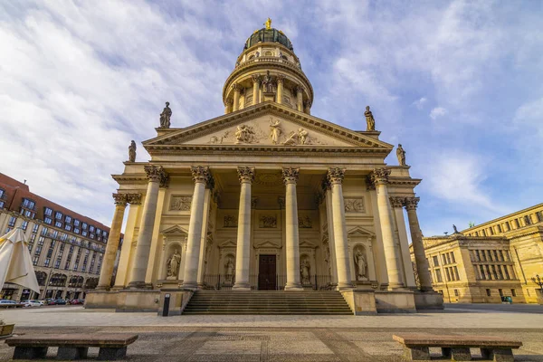 Gendarmenmarkt Berlin Gendarmenmarket Lutego 2020 Słynny Punkt Orientacyjny Berlinie Niemcy — Zdjęcie stockowe