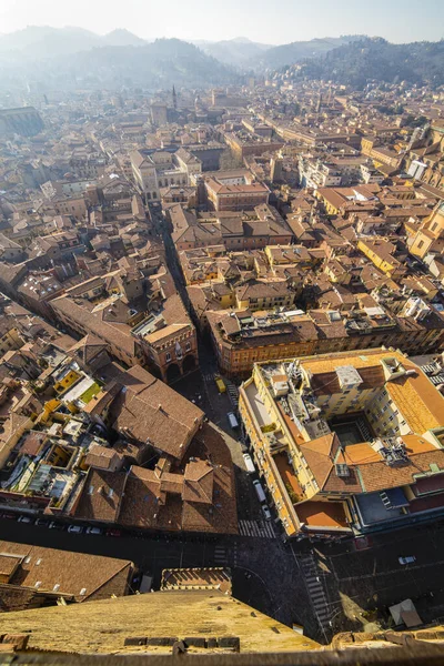 Bologna Emilia Romagna Ili Talya Daki Due Torri Iki Kuleden — Stok fotoğraf