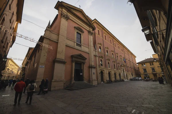 Bolonia Italia Febrero 2020 Vista Increíble Ciudad Bolonia Italia Antes — Foto de Stock