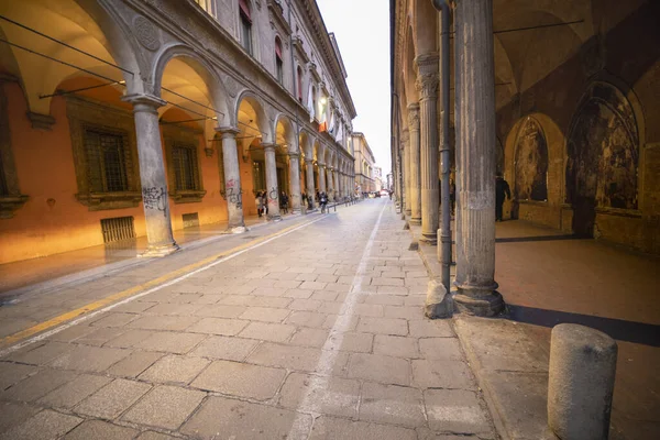 Bolonia Italia Febrero 2020 Vista Increíble Ciudad Bolonia Italia Antes — Foto de Stock