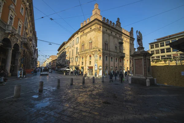 Bolonia Italia Febrero 2020 Vista Increíble Ciudad Bolonia Italia Antes — Foto de Stock