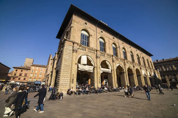 Bologne Italie Février 2020 Vue Étonnante Ville Bologne Italie Avant — Photo