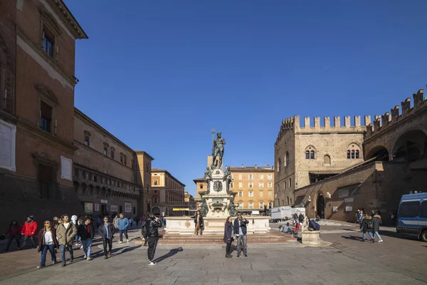 Bologna Italy 2020 코로나 바이러스 범유행 이전의 이탈리아 볼로냐의 놀라운 — 스톡 사진