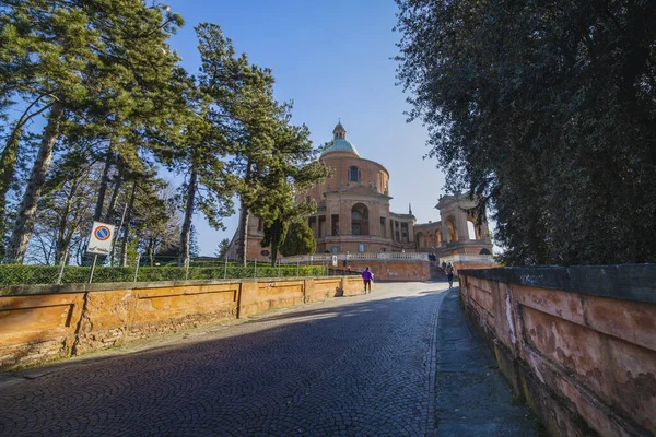 Болонья Італія Лютого 2020 Вид Чудове Місто Болонья Італії Перед — стокове фото