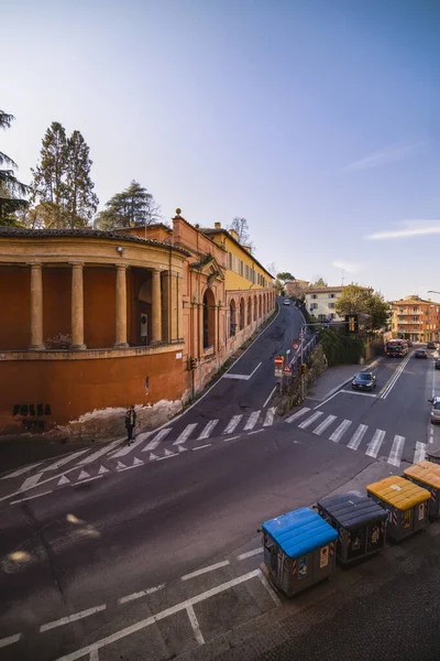 Bolonia Italia Febrero 2020 Vista Increíble Ciudad Bolonia Italia Antes — Foto de Stock