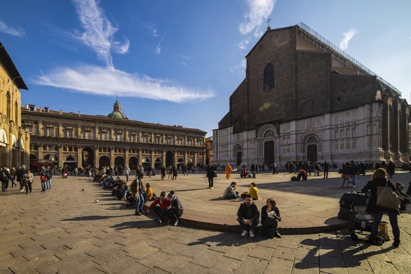 Bolonia Italia Febrero 2020 Vista Increíble Ciudad Bolonia Italia Antes — Foto de Stock