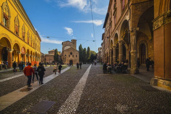 Bolonia Italia Febrero 2020 Vista Increíble Ciudad Bolonia Italia Antes — Foto de Stock