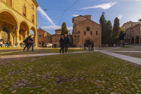 Bolonia Italia Febrero 2020 Vista Increíble Ciudad Bolonia Italia Antes — Foto de Stock