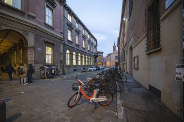 12 Şubat 2020, Bologna 'nın tarihi merkezi, İtalya