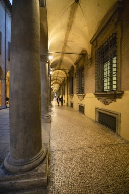 12 Şubat 2020, Bologna 'nın tarihi merkezi, İtalya