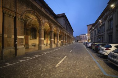 12 Şubat 2020, Bologna 'nın tarihi merkezi, İtalya