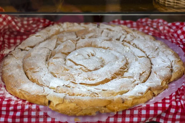 Deliciosa Torta Queijo Assadeira — Fotografia de Stock