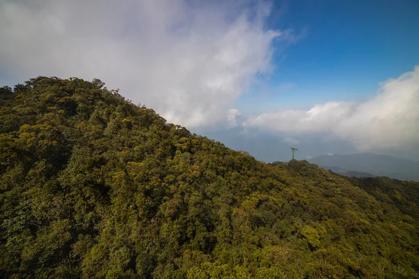 Nang Vietnam Januari 2020 Kabel Bil Till Hills Mountain Resort — Stockfoto