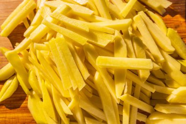 Patates kızartması için hazır.