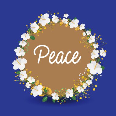 Beyaz çiçek çelenk cenaze günler için