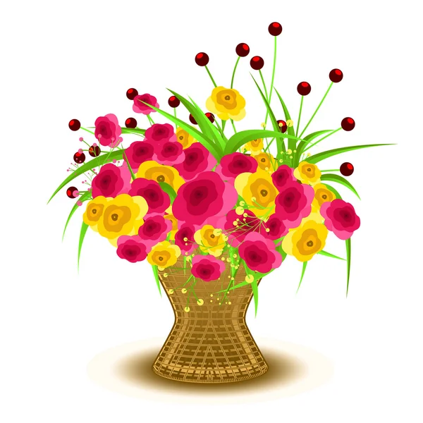 Valentine Flowers Bouquet Vector