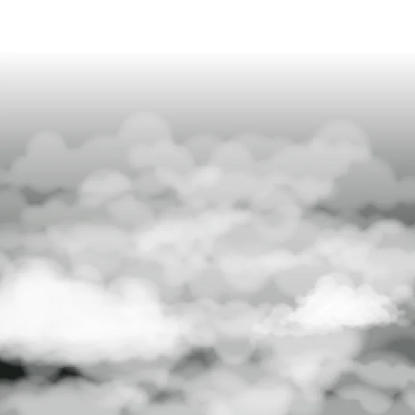 黑烟云朵背景 — 图库矢量图片
