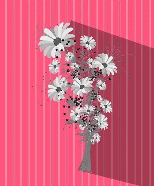 Bouquet de fleurs vintage — Image vectorielle