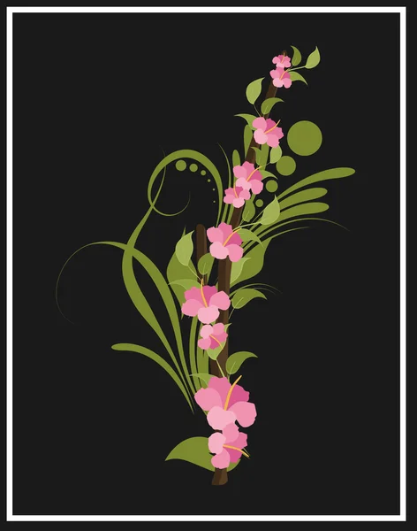 装饰花卉设计 — 图库矢量图片