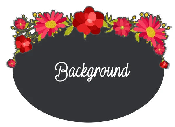 Flores Banner Vector fundo —  Vetores de Stock