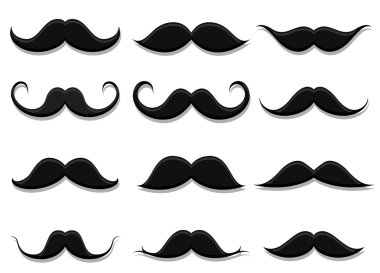 Bıyıkları şekiller kümesi