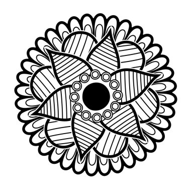 Elle çizilmiş çiçek sanat