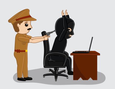 Bir Hacker hırsız polis tutuklandı