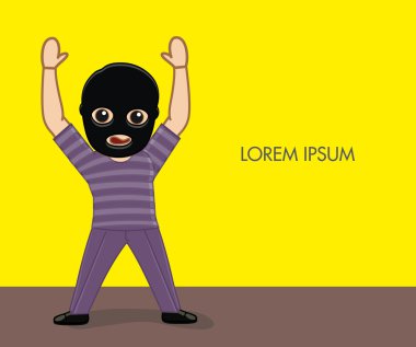 Tutuklanan soyguncu karakter