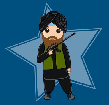 Silahlı Afganistan Gangster