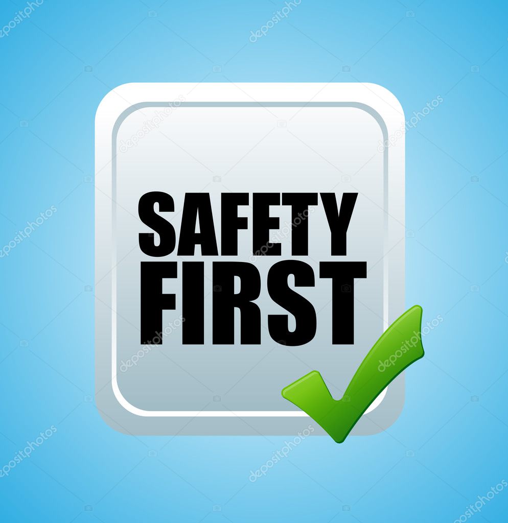 Safety First Vector Banner