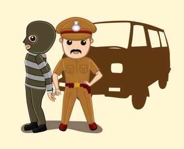 Bir hırsız polis tutuklandı