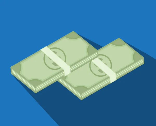 Dollar Bills Vector — Stockvector